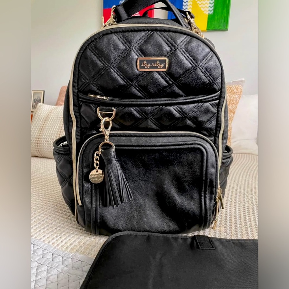 Itzy Ritzy Diaper Bag Backpack – Large Capacity Boss Plus